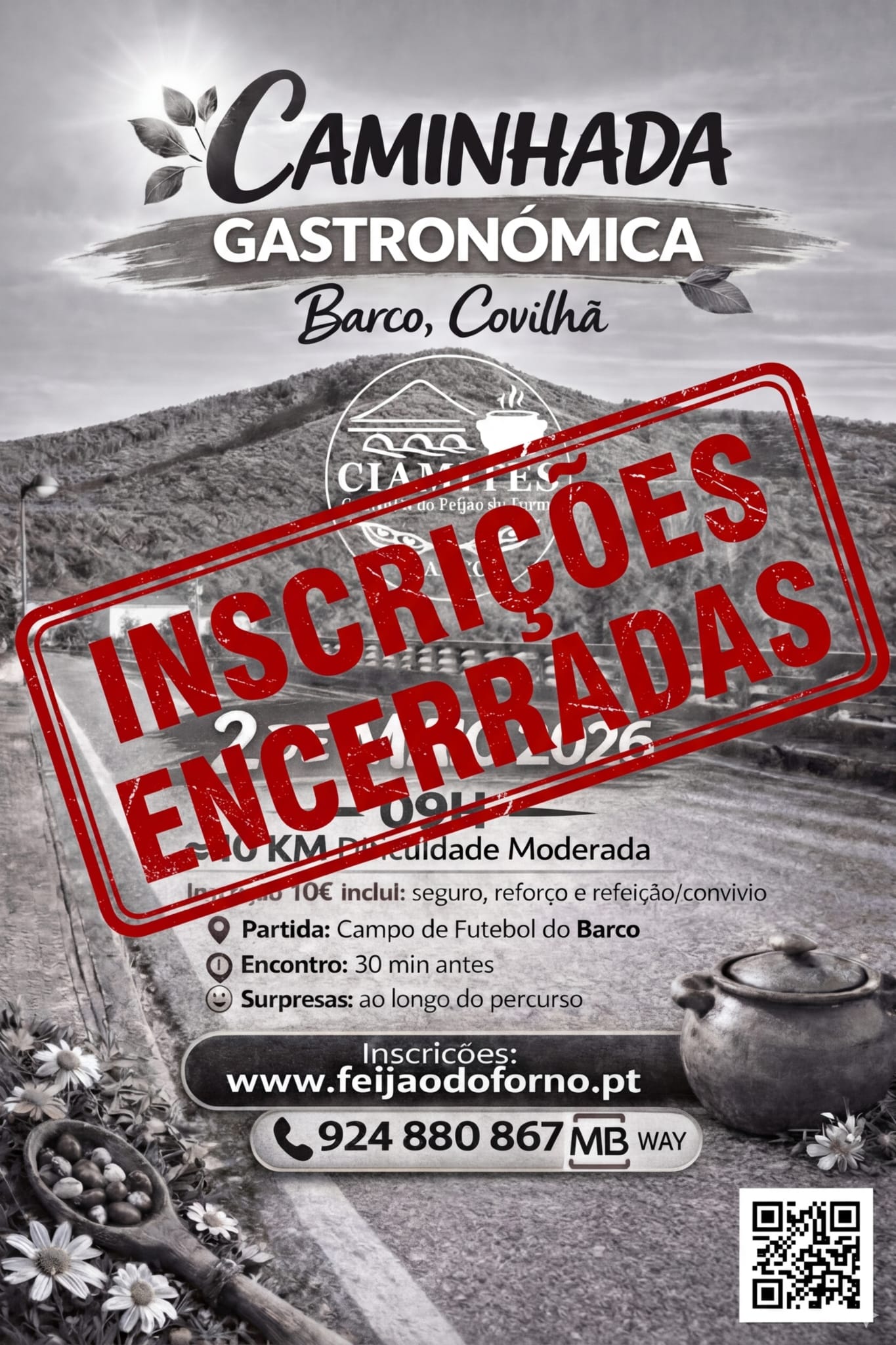 Cartaz da 1ª Caminhada Gastronómica